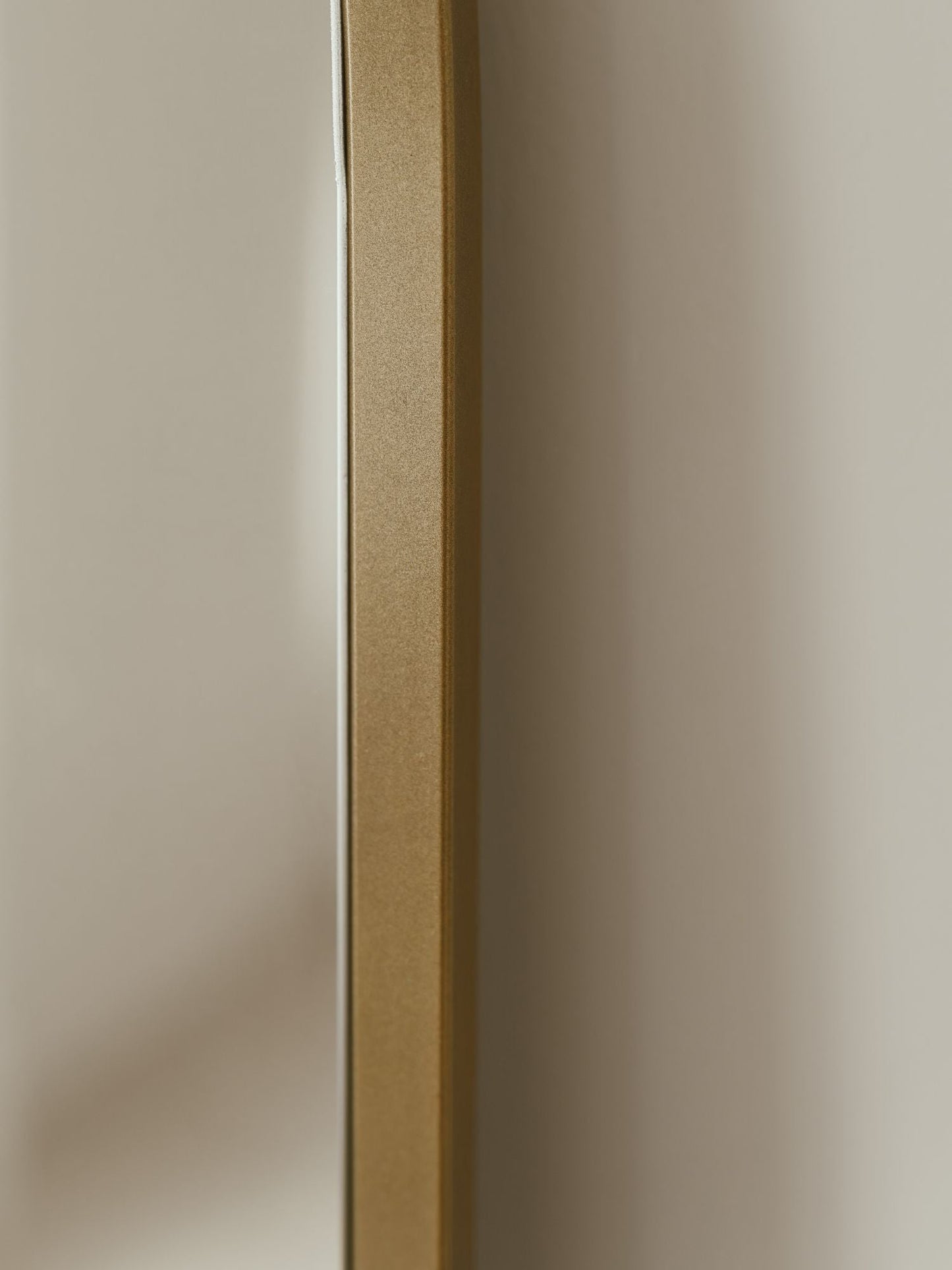 Large Standing Oval Mirror 180x100 Gold