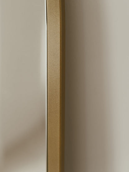 Large Standing Oval Mirror 180x100 Gold