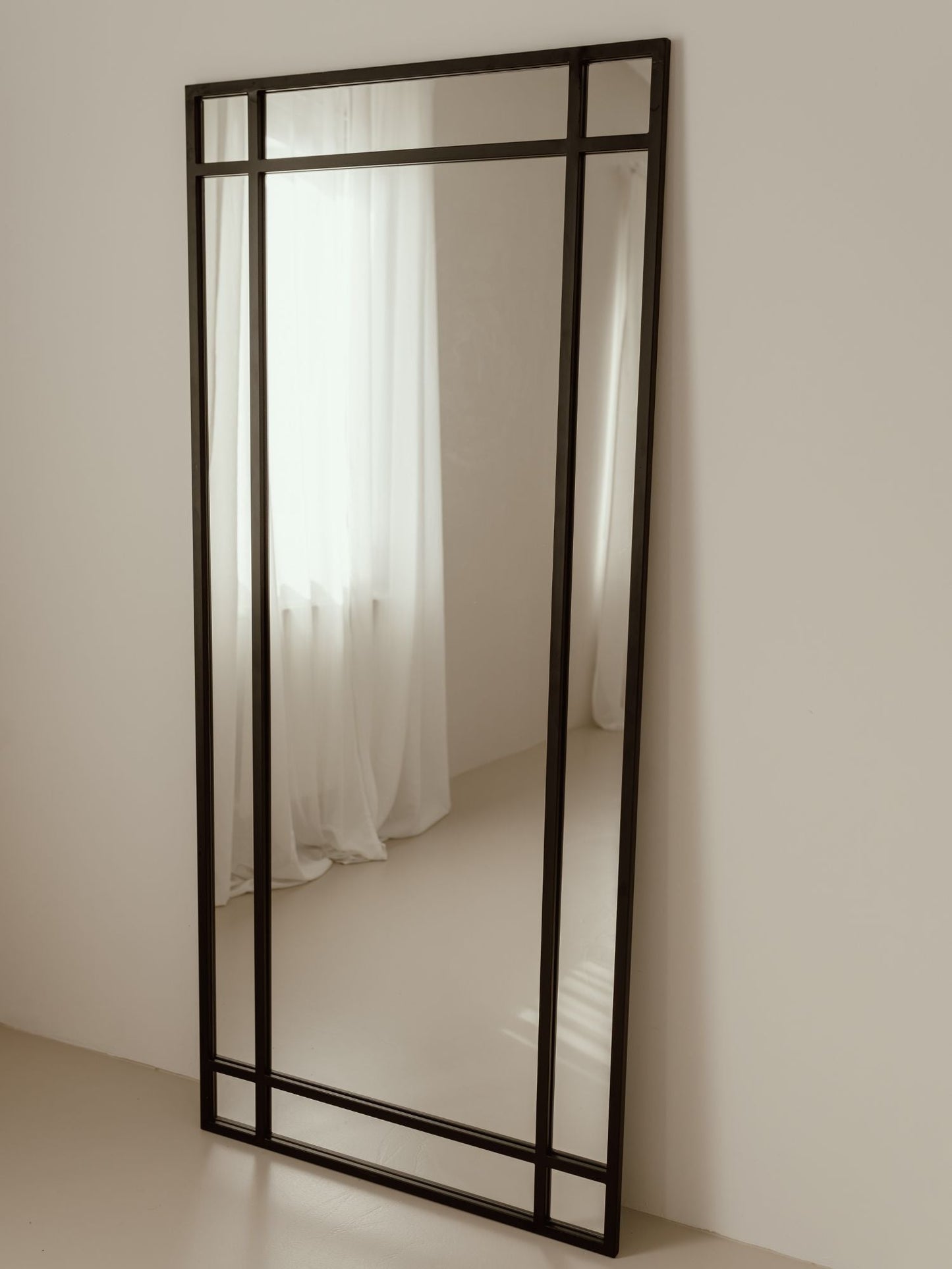 Large Standing Mirror, 180x80 cm, Black