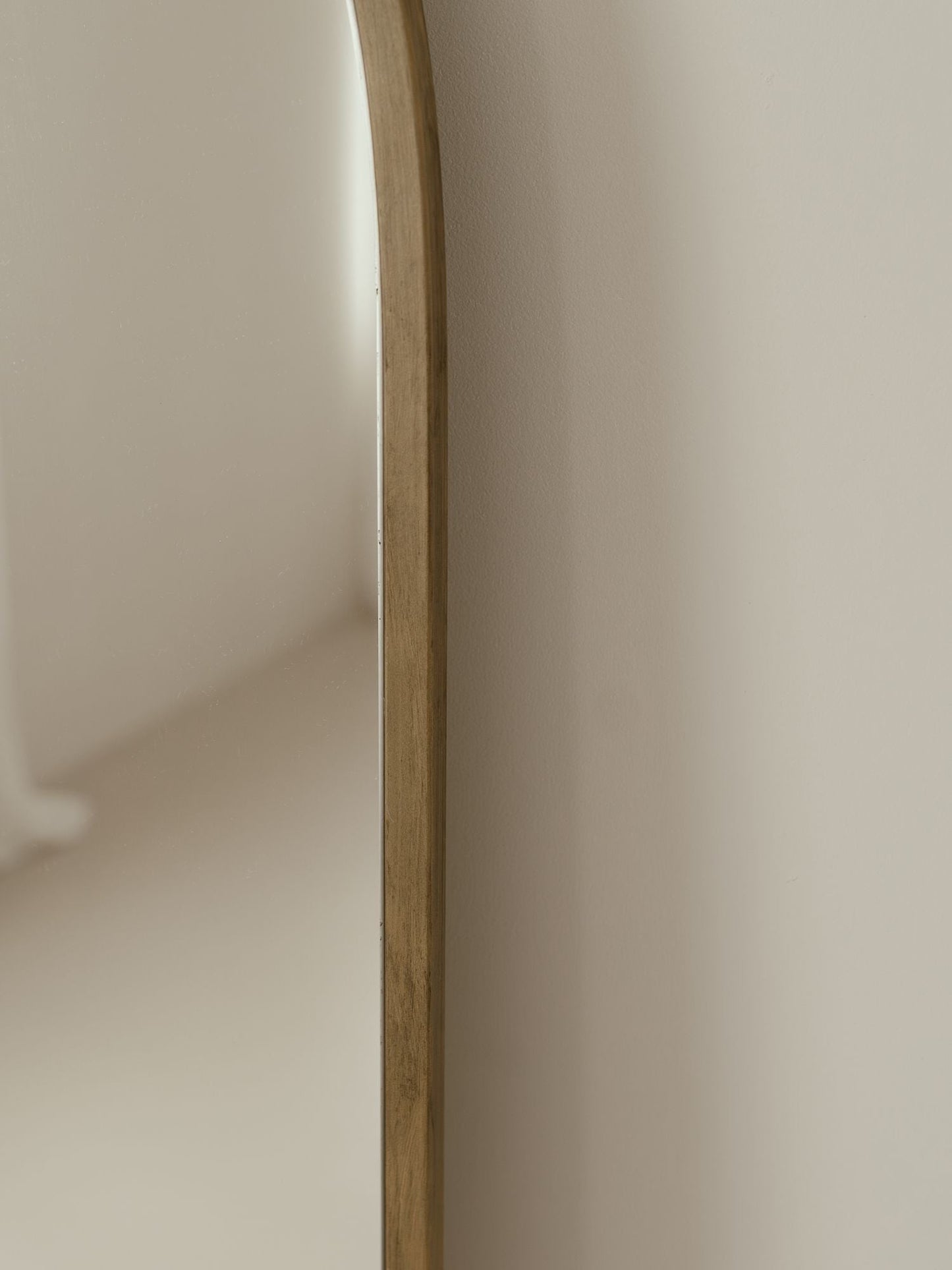 Large Standing Oval Mirror 180x70 Bronze