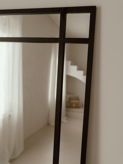 Large Standing Mirror, 180x80 cm, Black
