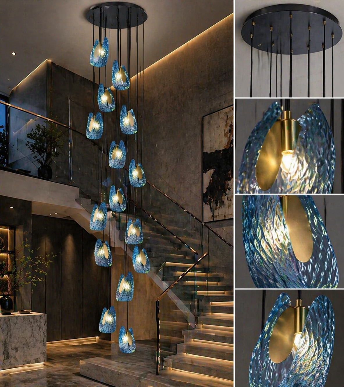 Crafted with glass and metal, designed for premium environments
