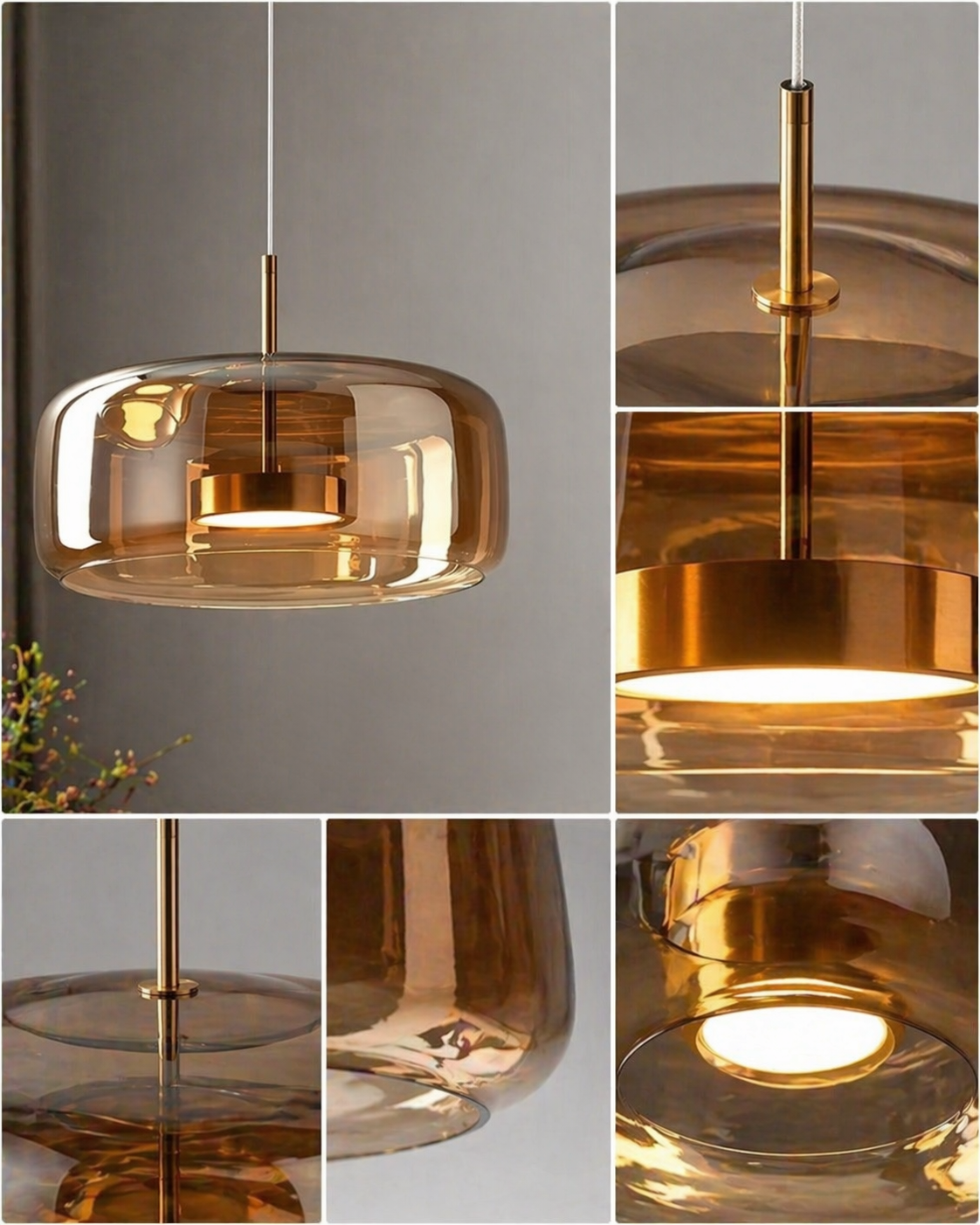 Crafted with glass and metal, designed for modern interiors