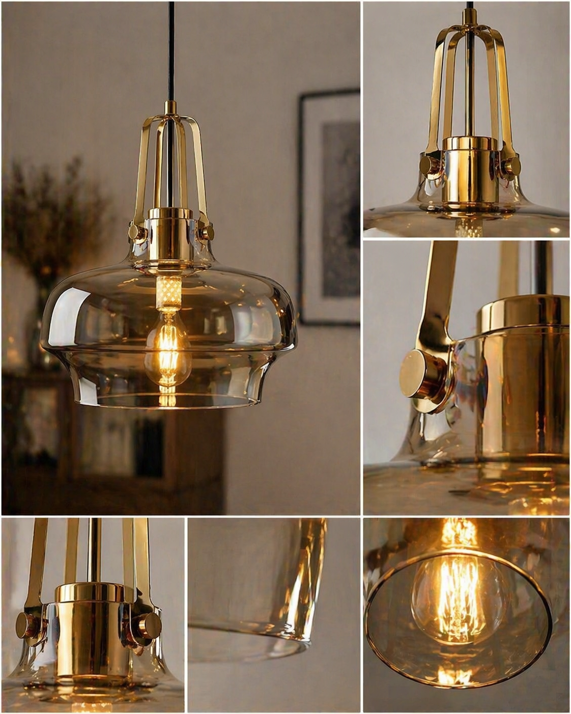 Crafted with glass and metal, designed for everyday elegance
