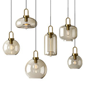 Modern Nordic Glass Pendant Light – Industrial Loft Hanging Lamp Fixture for Kitchen, Restaurant & Home Decor