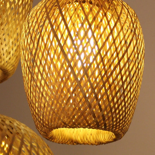 Rattan Pendant Light for Living Room