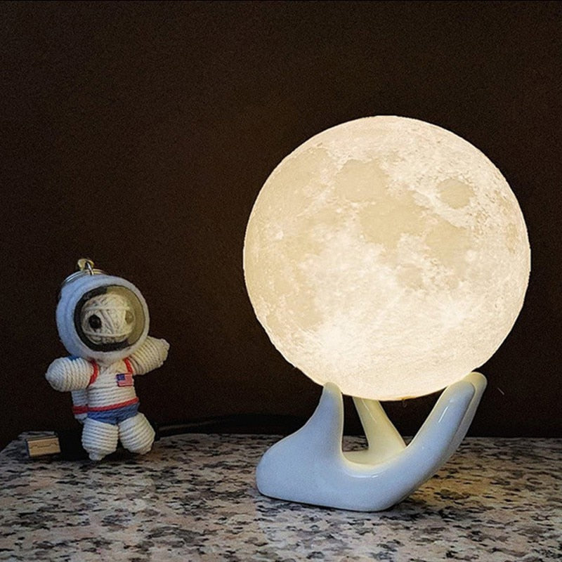 The moon lamp that brings calm, warmth and atmosphere into your space — STYLE: lamp and holder 2