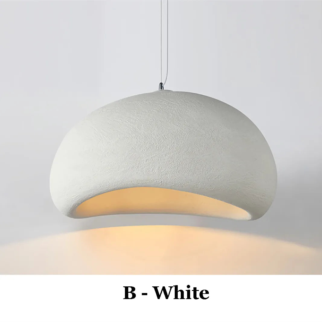 Wabi-Sabi Pendant Light for Dining Room — A - White / D50 x H150cm - Small / Warm White 8