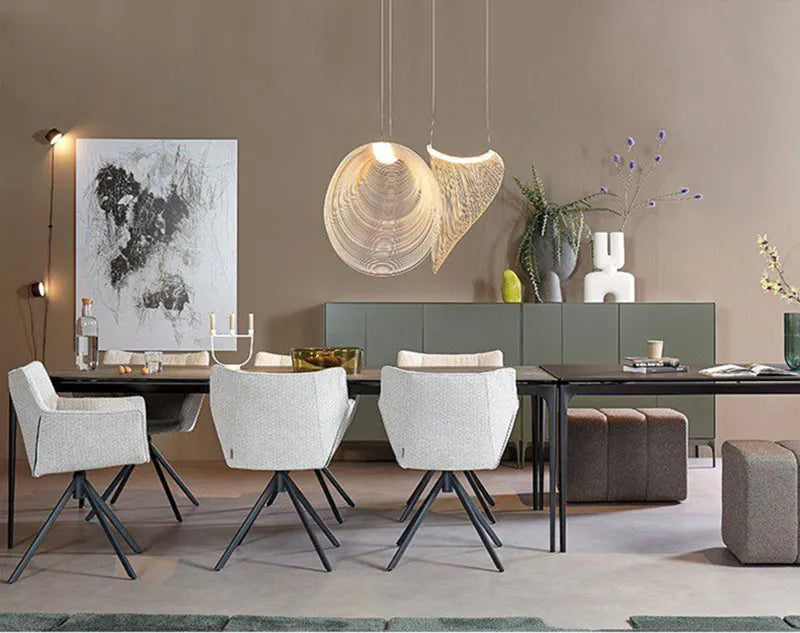 Wabi-Sabi Wooden Pendant Light for Living Room — Small / Warm light 5