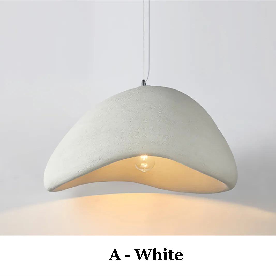 Wabi-Sabi Pendant Light for Dining Room — A - White / D50 x H150cm - Small / Warm White 6