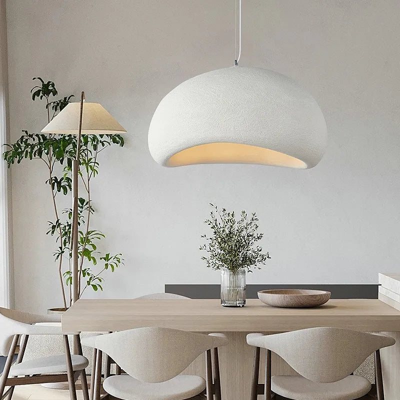 Wabi-Sabi Pendant Light for Dining Room — A - White / D50 x H150cm - Small / Warm White 2