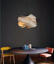 Creative Southeast Asian Wooden Pendant Lamp – Modern Simple LED Chandelier for Bedroom, Restaurant & Hallway Decor