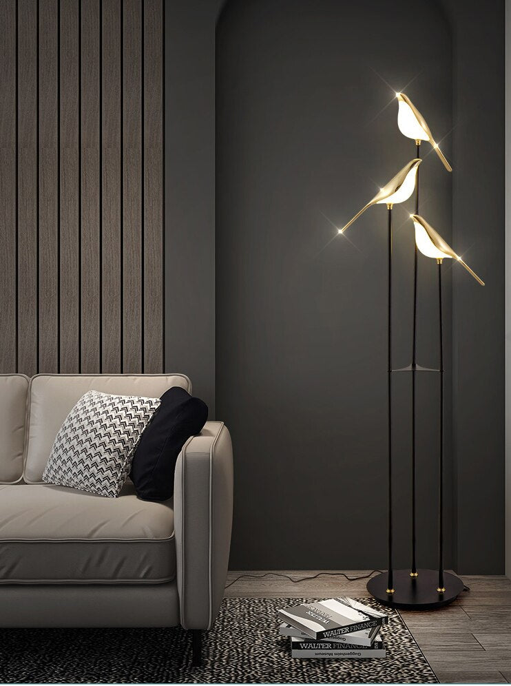 Modern LED Chandelier for Living Room — 3 heads in a circle / Warm White 3