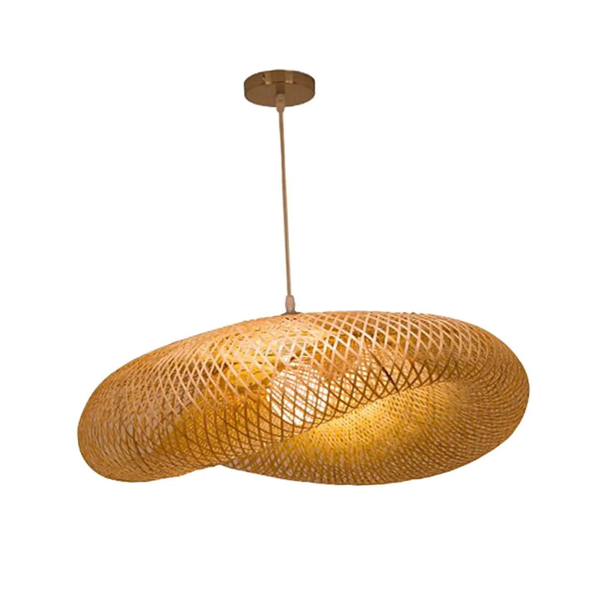 Nordic Wabi-Sabi Pendant Light – Modern LED Chandelier for Dining Room, Living Room & Bedroom Decor — Dia 40cm 5