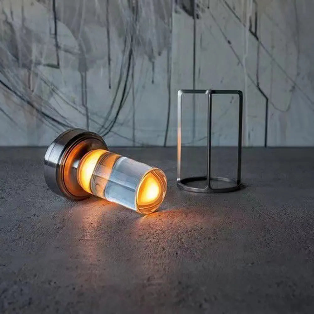 Rechargeable Crystal LED Table Lamp — Gold / Tricolor dimming 4