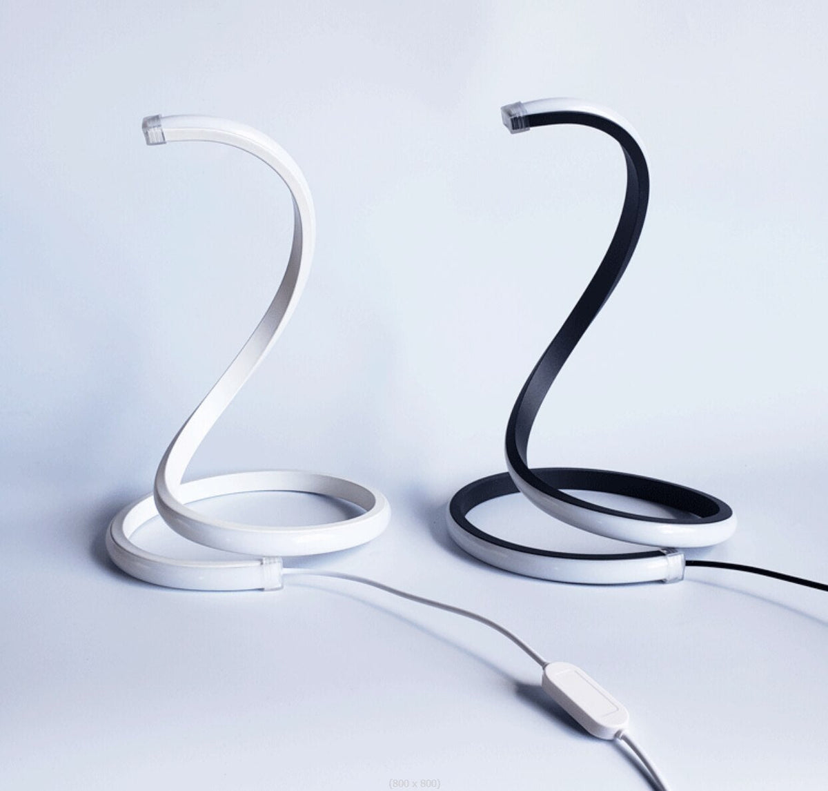 Spiral Glow LED Touch Table Lamp — Default 2