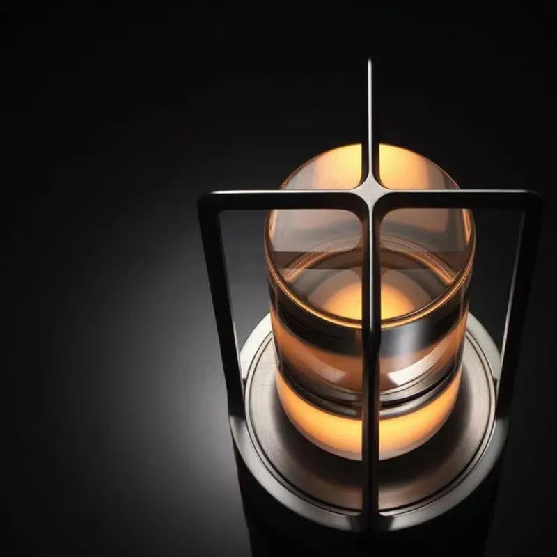 Rechargeable Crystal LED Table Lamp — Gold / Tricolor dimming 3