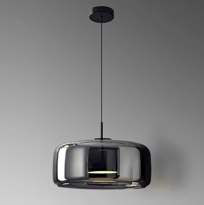 Nordic Postmodern Glass Pendant Chandelier Light for Dining Room, Bedroom & Living Room — Gold / Diameter 33cm 8