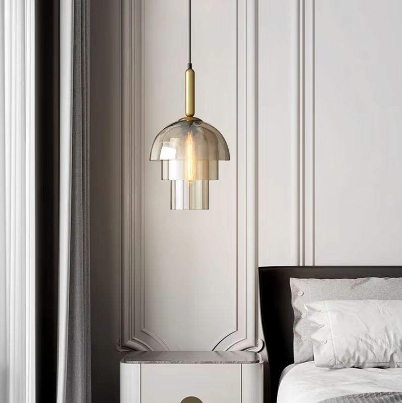 Glass Pendant Light for Kitchen and Dining Room — Three 3