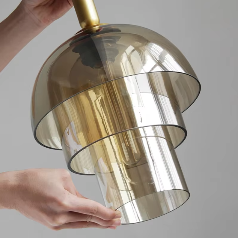 Glass Pendant Light for Kitchen and Dining Room — Three 6