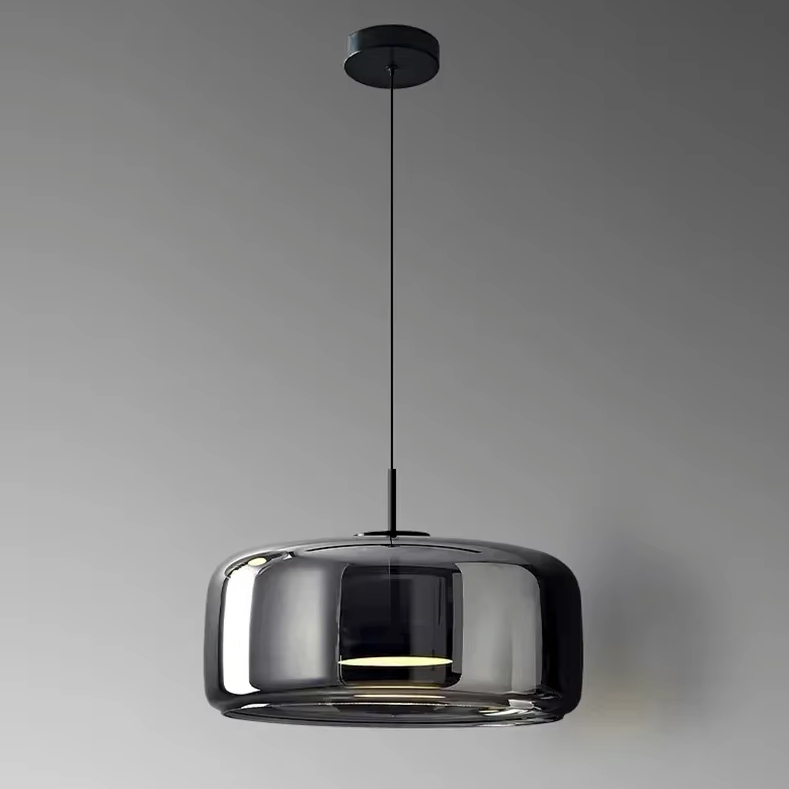 Nordic Postmodern Glass Pendant Chandelier Light for Dining Room, Bedroom & Living Room — Gold / Diameter 33cm 5