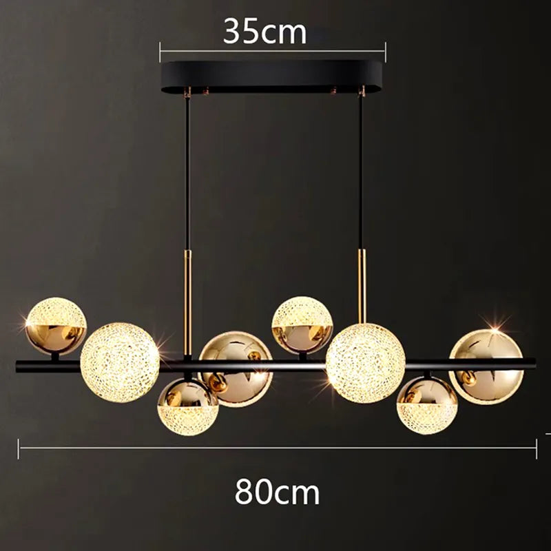 Modern LED Chandelier for Dining Room — 8 head / Cold White 6