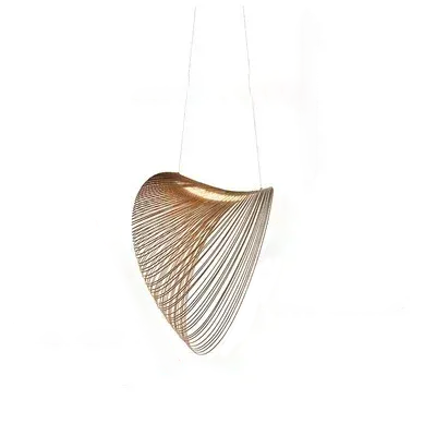 Wabi-Sabi Wooden Pendant Light for Living Room