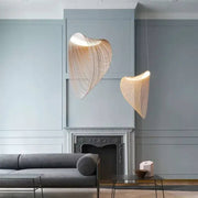 Wabi-Sabi Wooden Pendant Light for Living Room