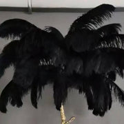 Nordic Ostrich Feather LED Floor Lamp – Modern Luxury Standing Light for Living Room & Bedroom Decor